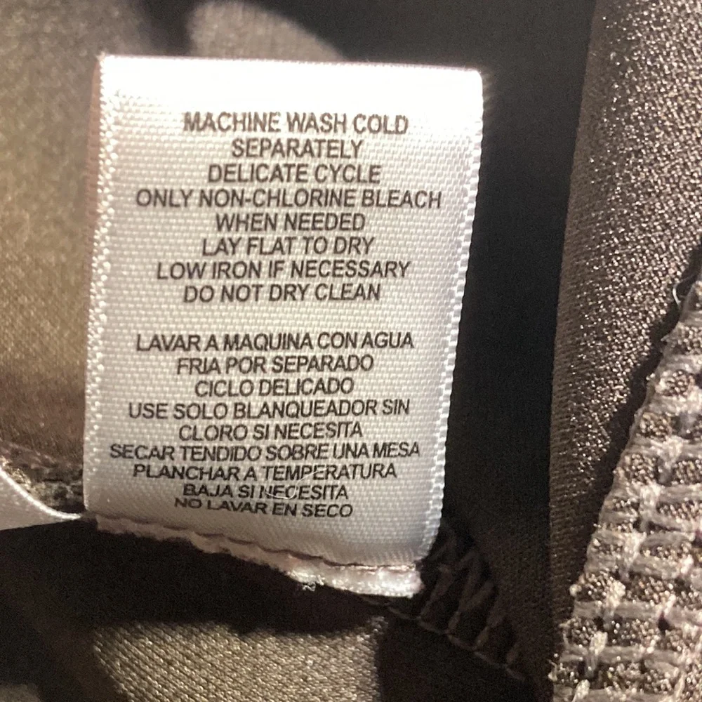 Andrew Marc XL Taupe Faux suede 90% polyester 10% Spandex Inseam 28” NWOT - Picture 5 of 6